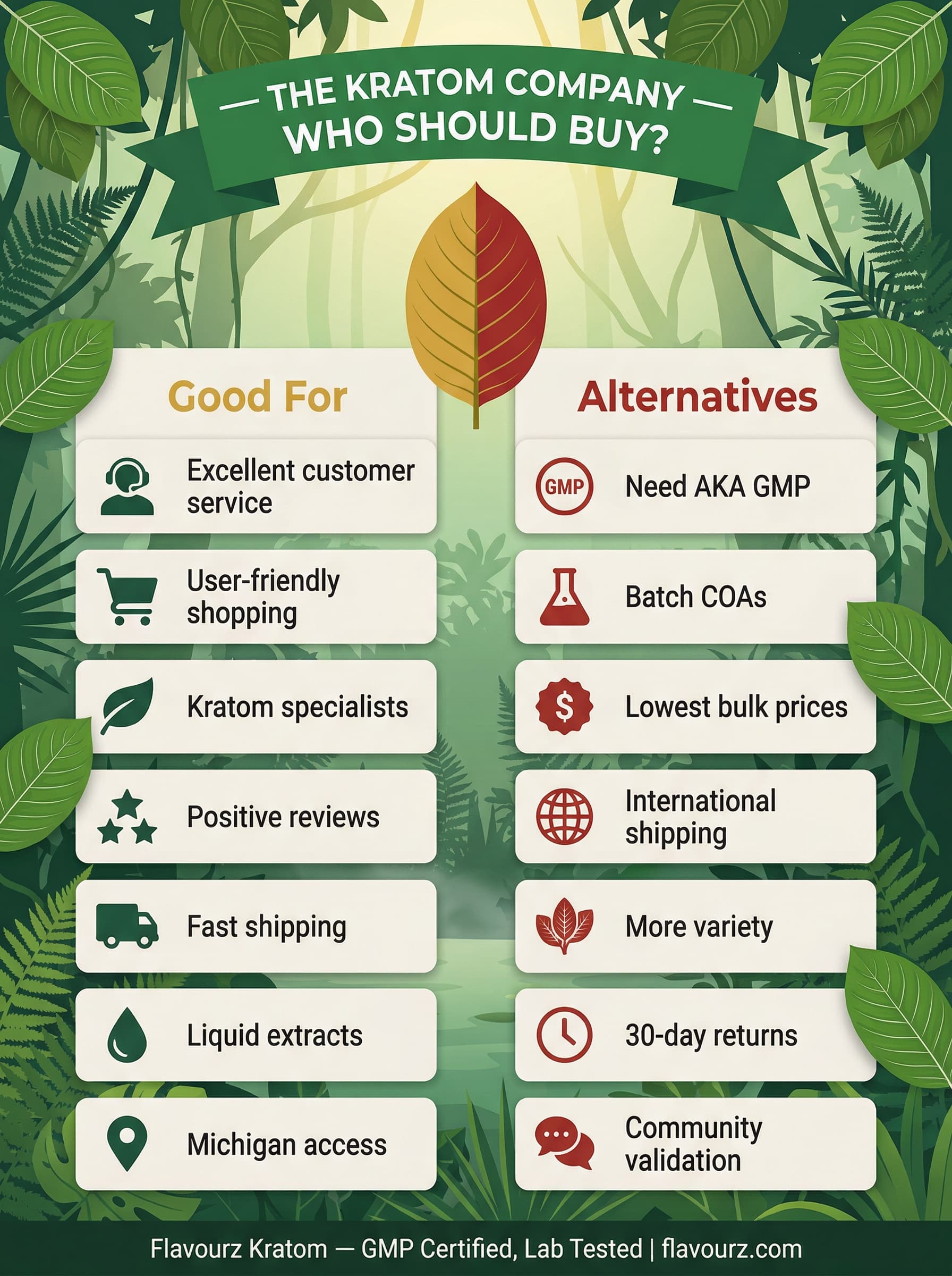 infographic for Who Should Consider The Kratom Company